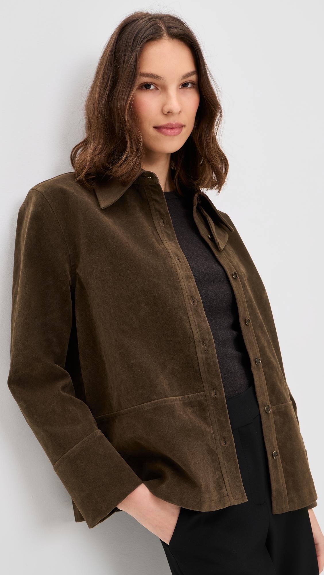 ren sans suede overshirt