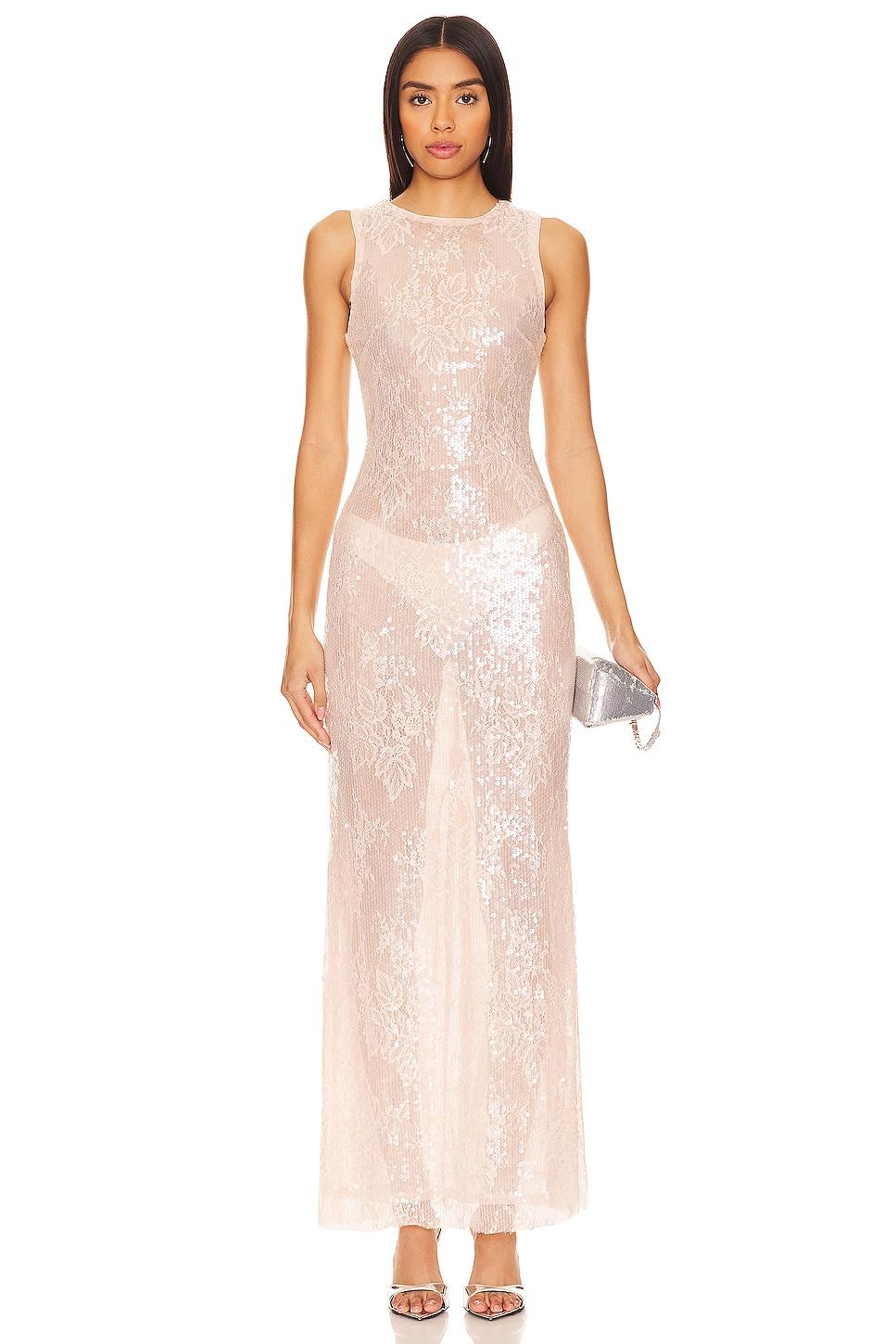 rena lace maxi dress