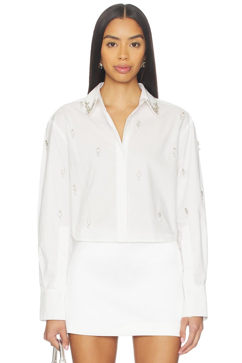 renata embellished button down shirt
