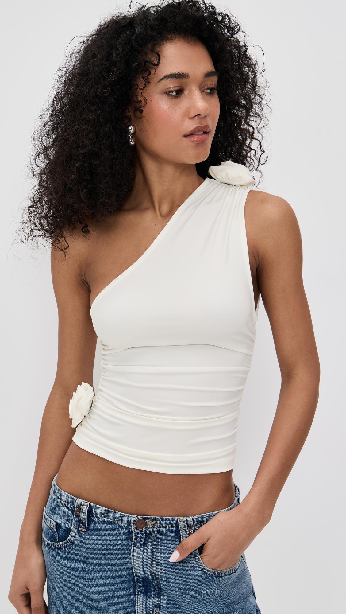 rendezvous one shoulder top