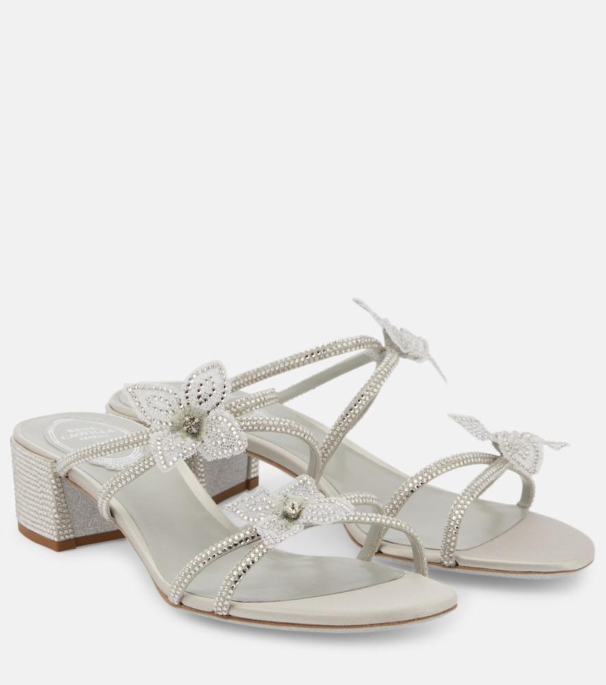 rene caovilla caterina embellished bow