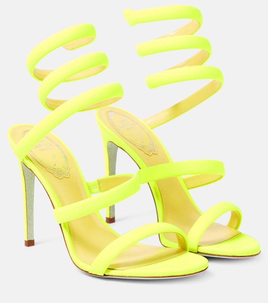 rene caovilla cleo leather sandals