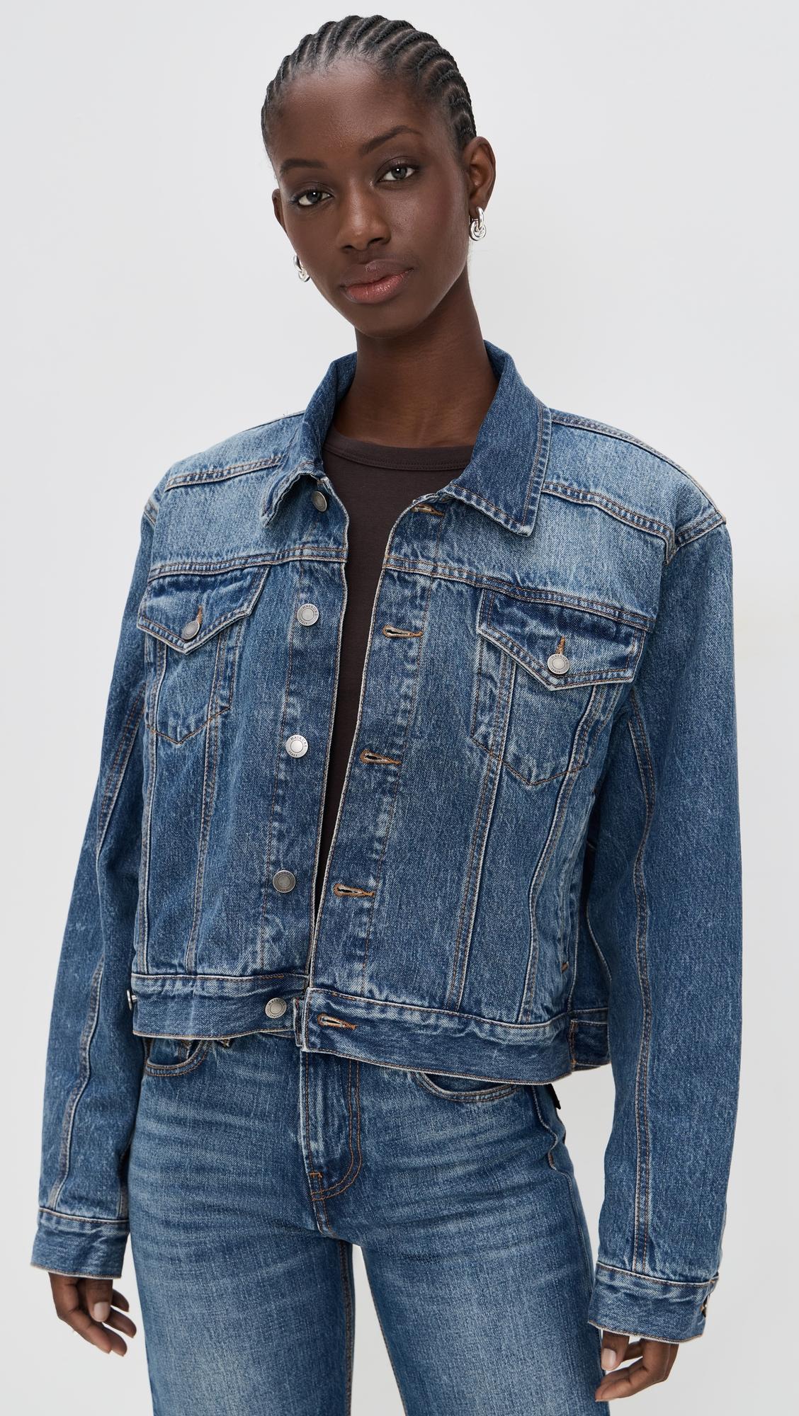 renee authentic dark wash jacket
