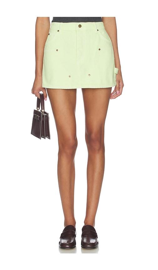 renggli cargo skirt in yellow.