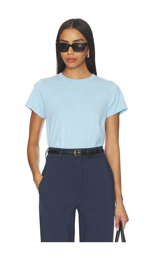renggli crop tee in baby blue.