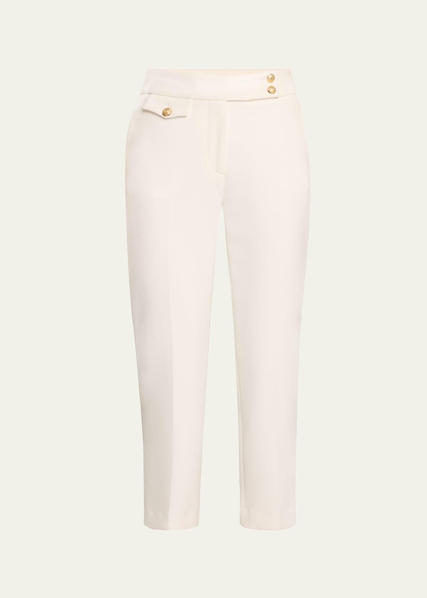 renzo straight crop pants