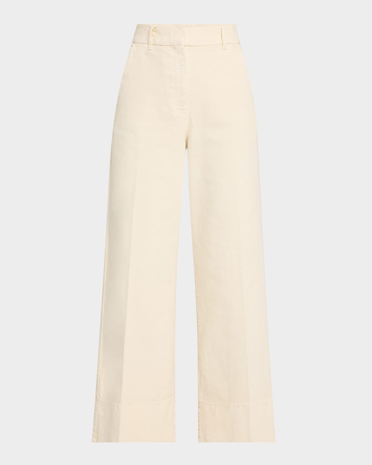 reseda1 cropped wide-leg trousers