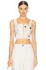 reserva corset top