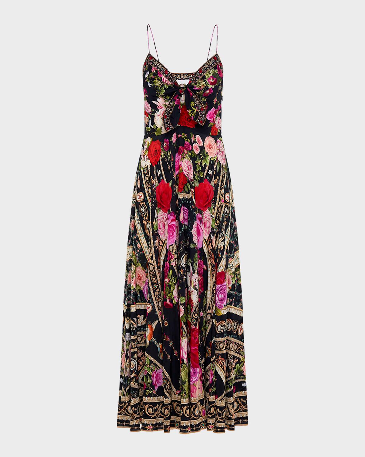 reservation for love tie-front maxi dress