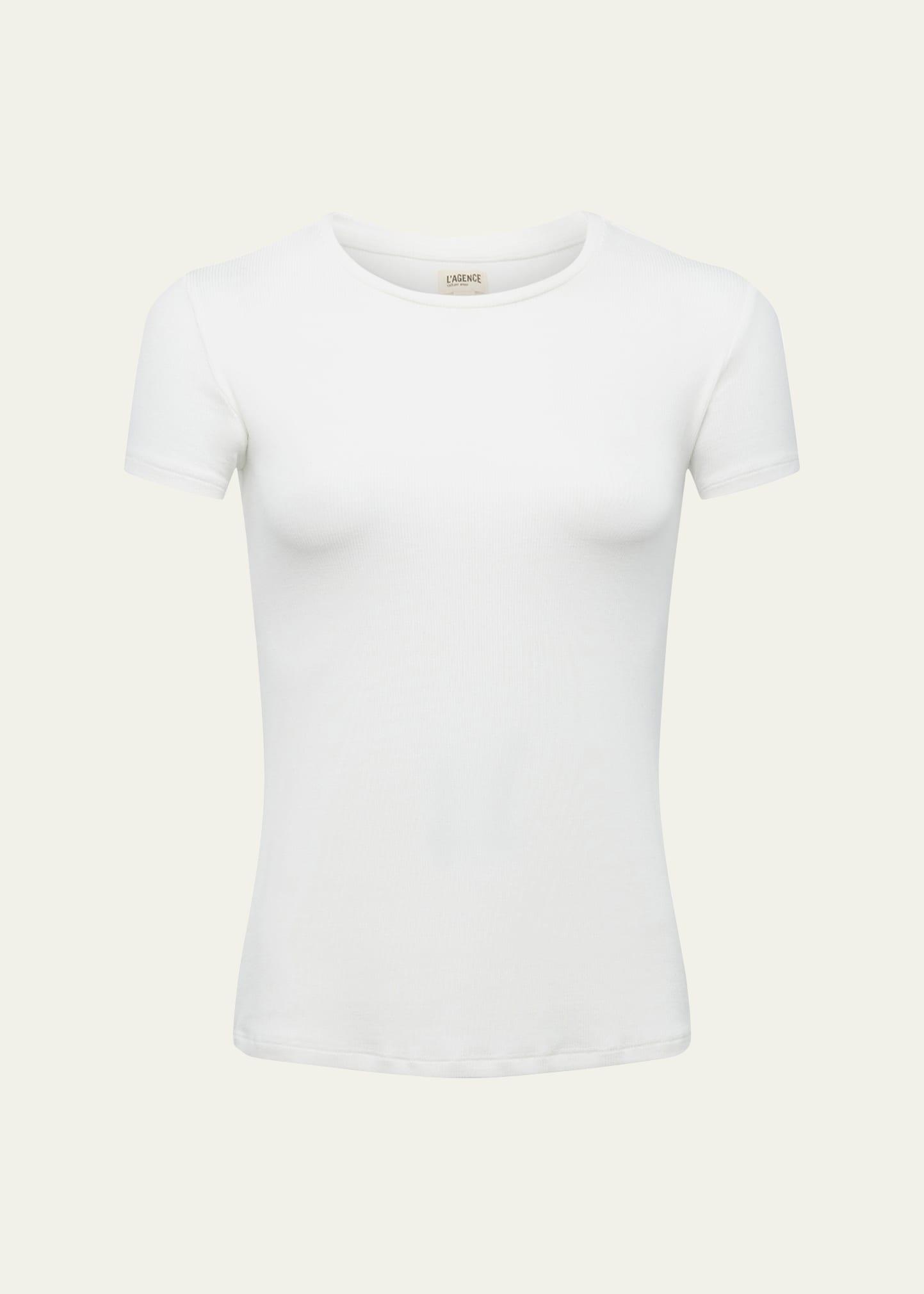 ressi ribbed short-sleeve tee
