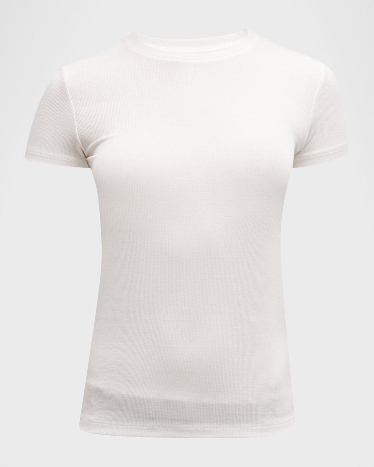 ressi ribbed short-sleeve tee