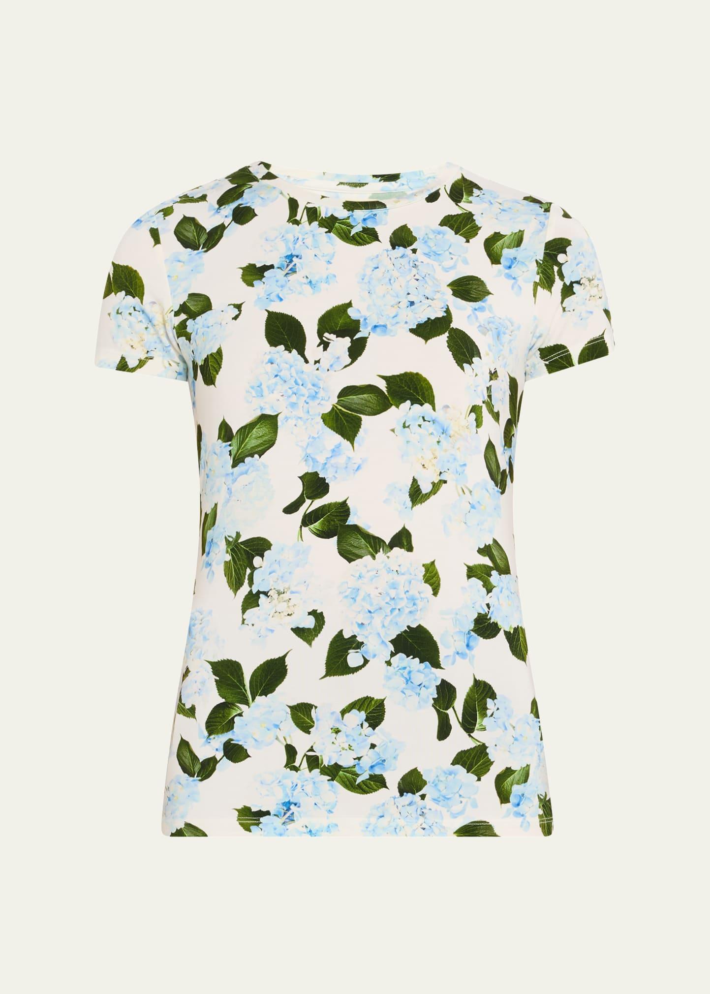 ressi short-sleeve hydrangea tee