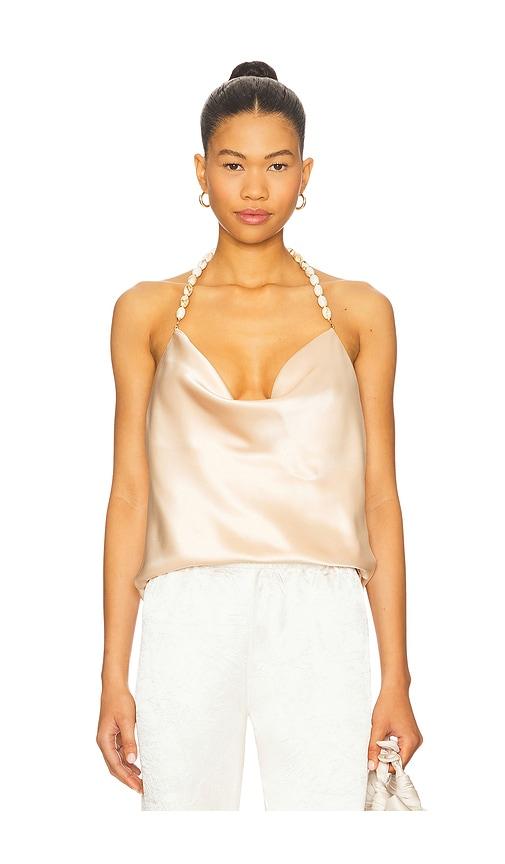 retrofete alba tank in beige.