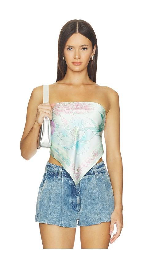 retrofete alivia top in mint,pink.