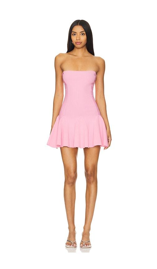 retrofete annina dress in pink.