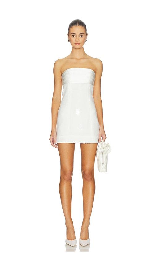 retrofete chentari dress in white.
