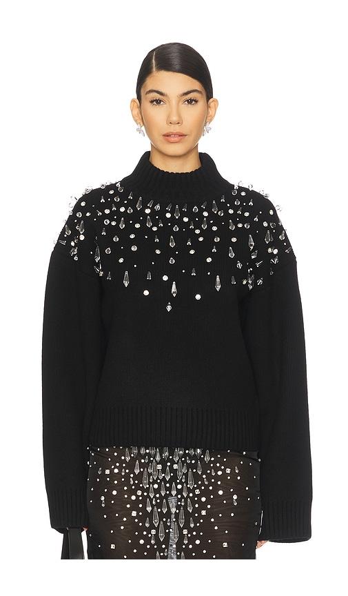 retrofete christa sweater in black.