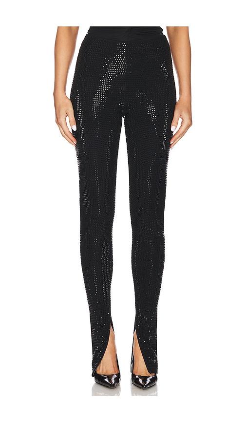 retrofete cocoa knit pant in black.