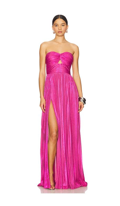 retrofete elora dress in pink.