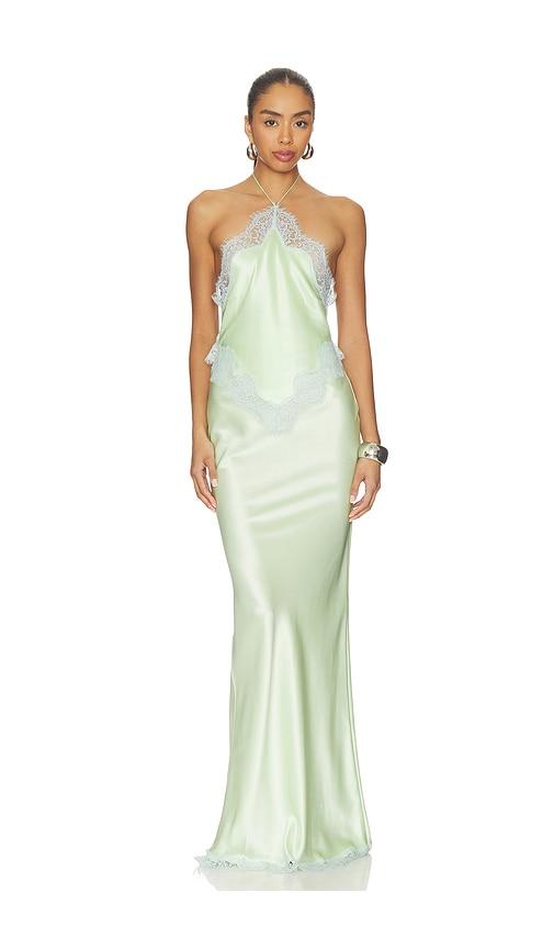retrofete everly dress in mint.