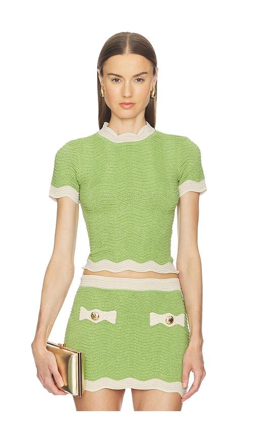 retrofete iyla top in green.