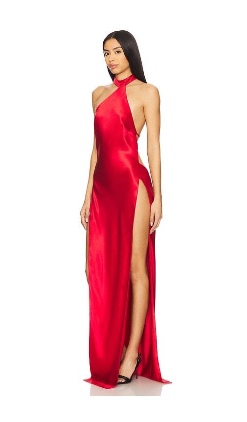 retrofete jagger dress in red.