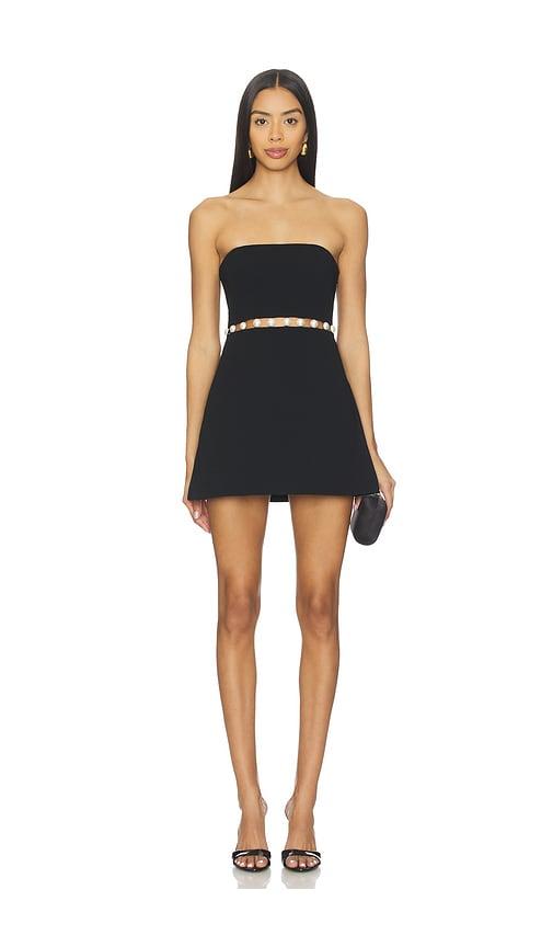 retrofete katie dress in black.