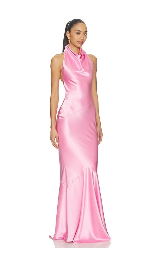 retrofete luneth dress in pink.