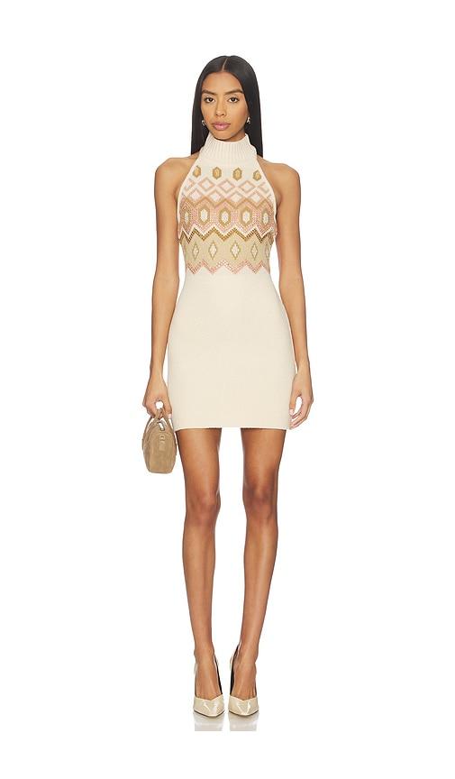 retrofete marva dress in cream.