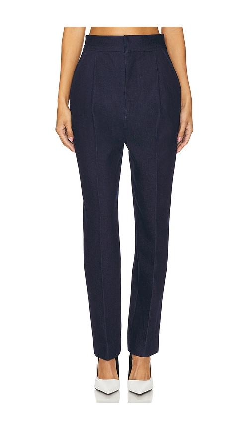 retrofete rochelle tapered jeans in denim-dark.