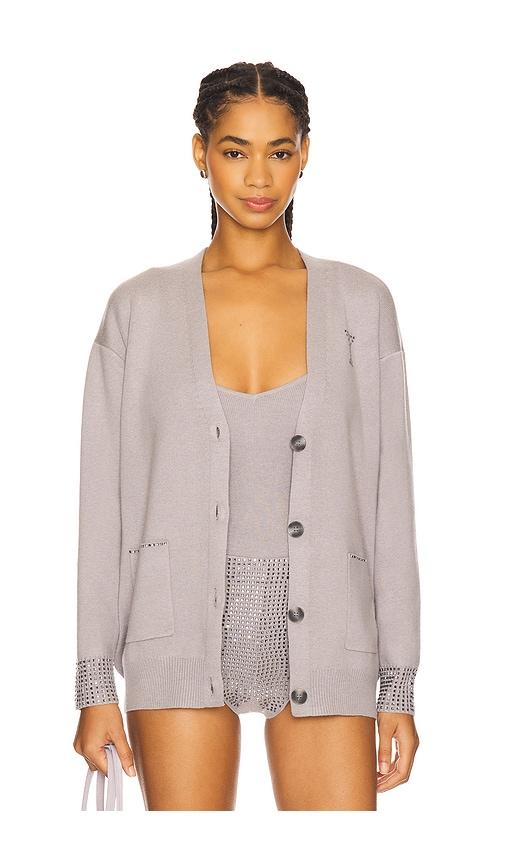 retrofete sidara cardigan in grey.