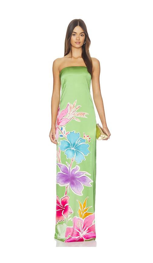 retrofete vivi dress in green.