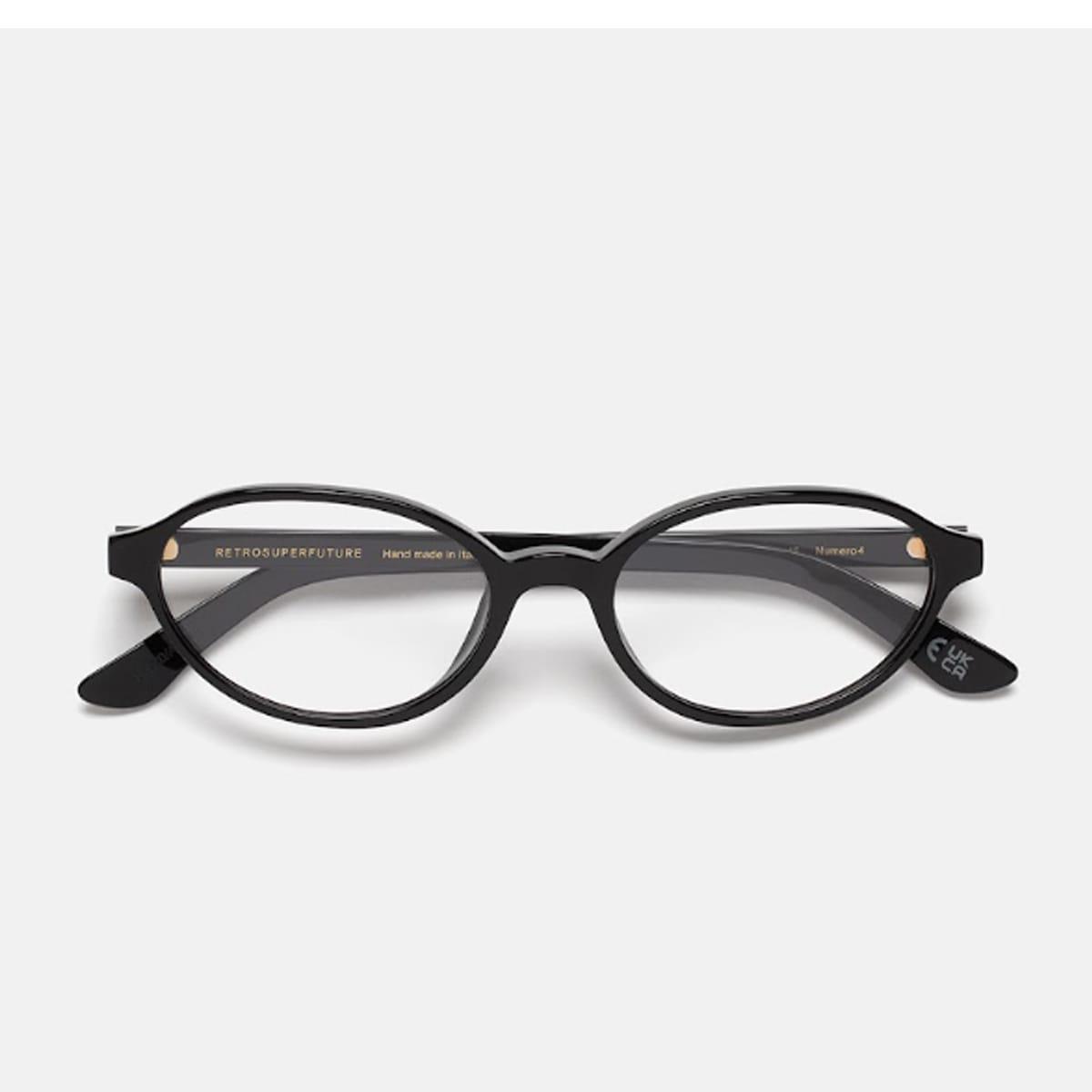 retrosuperfuture numero 04 black nero glasses