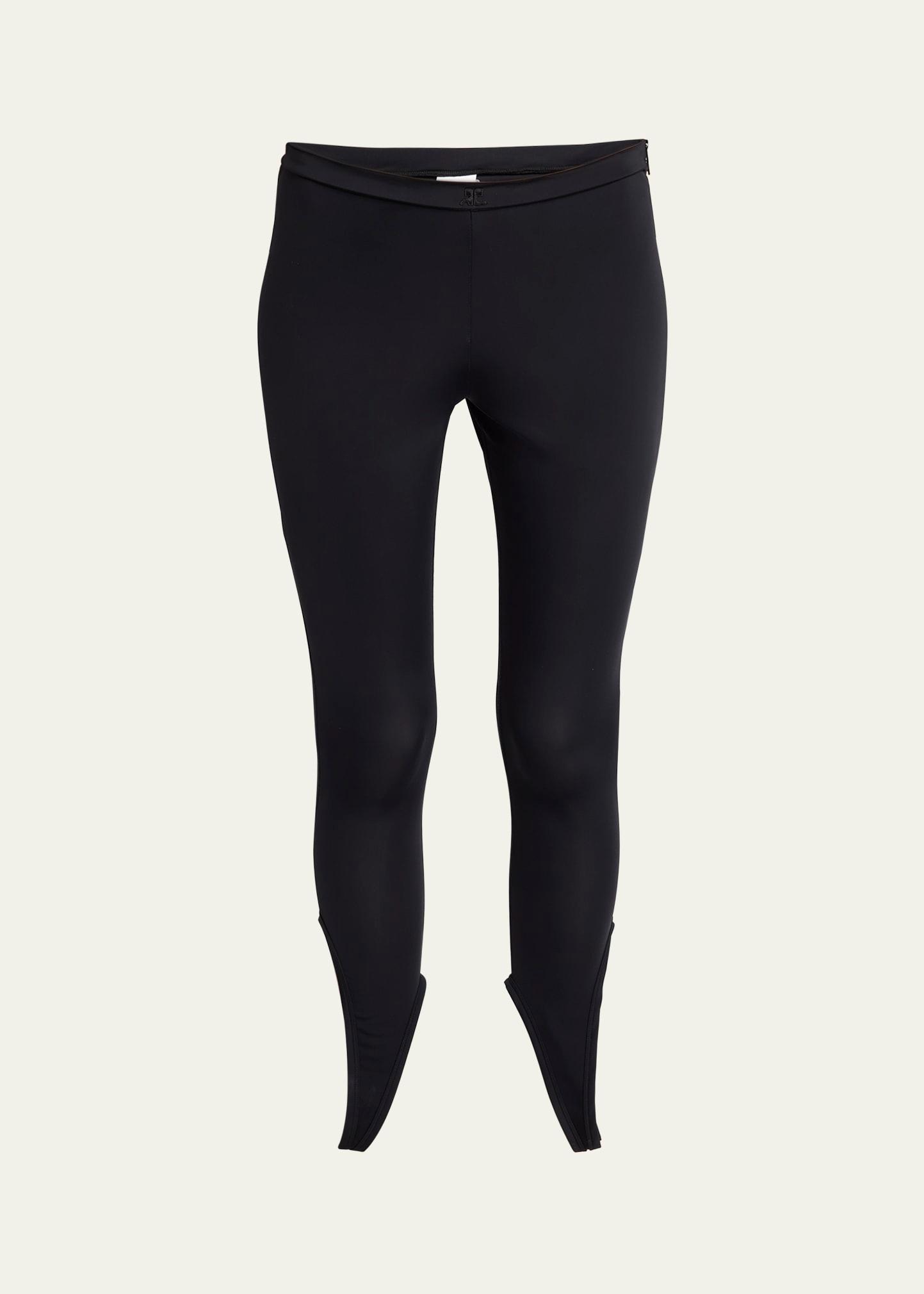 reversed jersey cropped pants