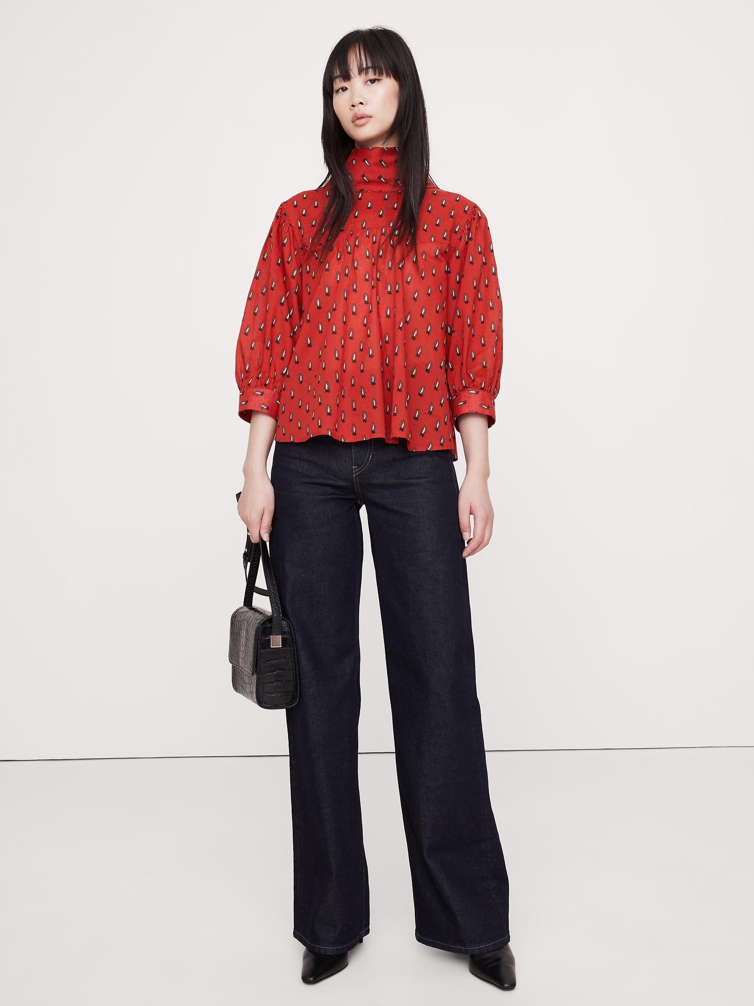 reversed western shirt