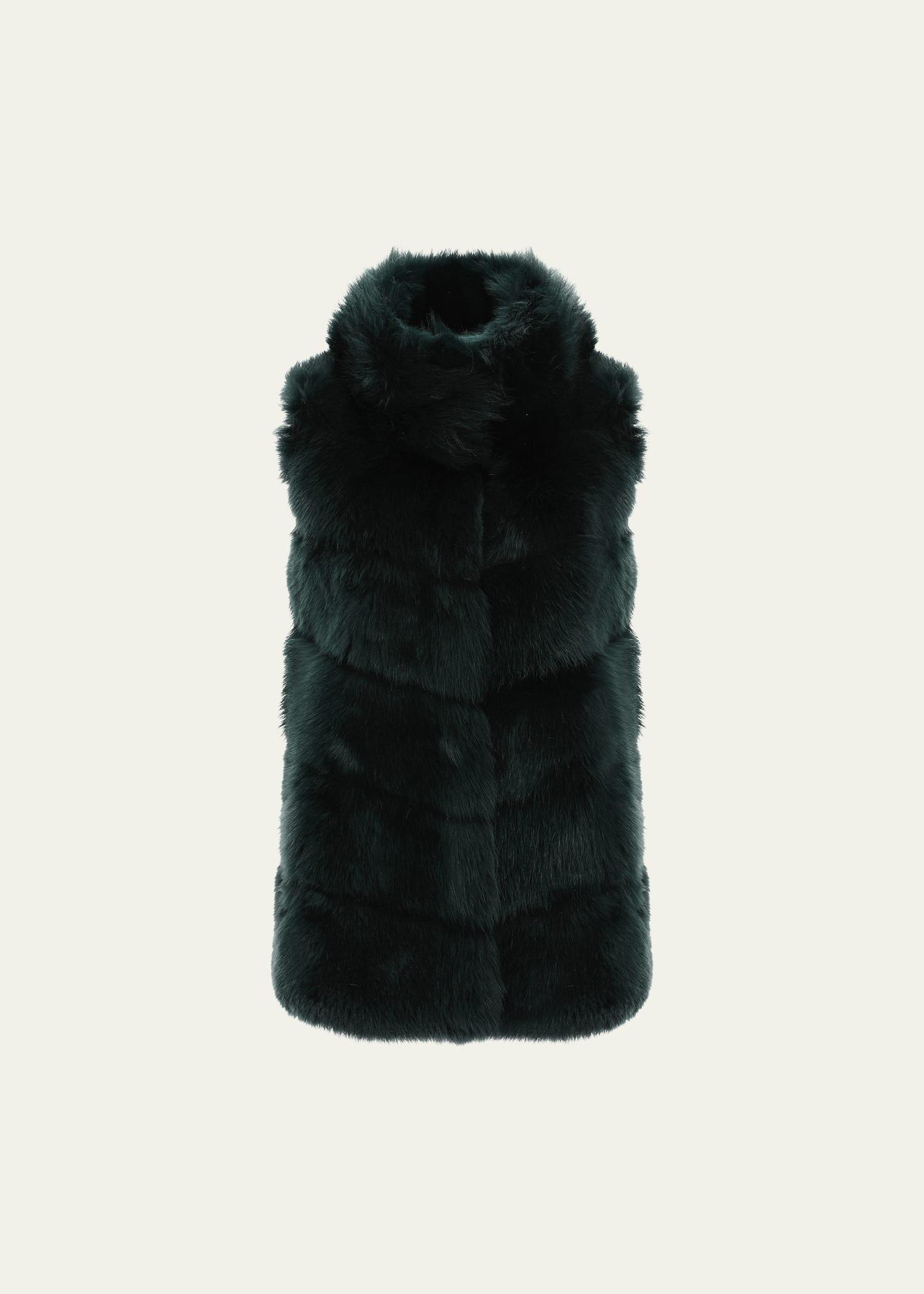 reversible merinillo shearling lamb vest