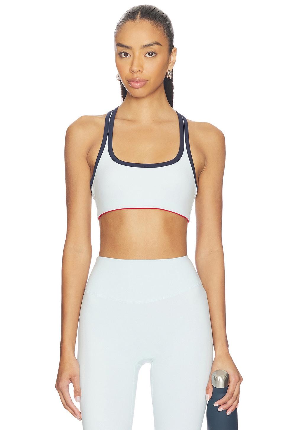 reversible racer sports bra