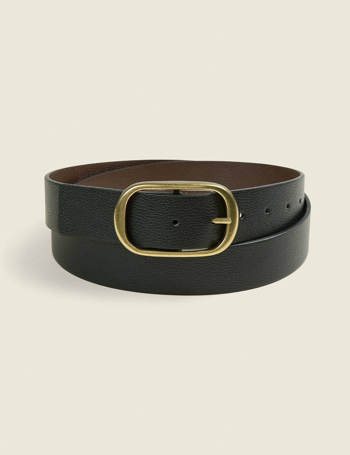 reversible rounded buckle belt
