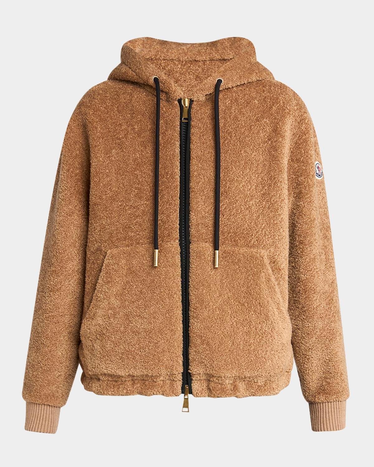 reversible zip-up cardigan