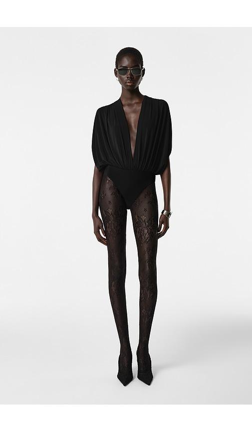 revolve los angeles chimere bodysuit in black.