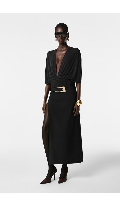 revolve los angeles freya skirt in black.