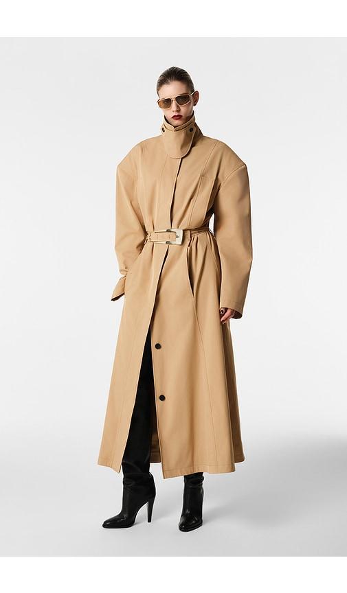 revolve los angeles nikita coat in tan.