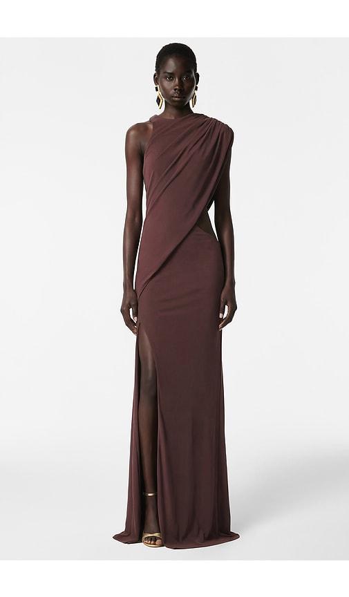 revolve los angeles rielle dress in brown.