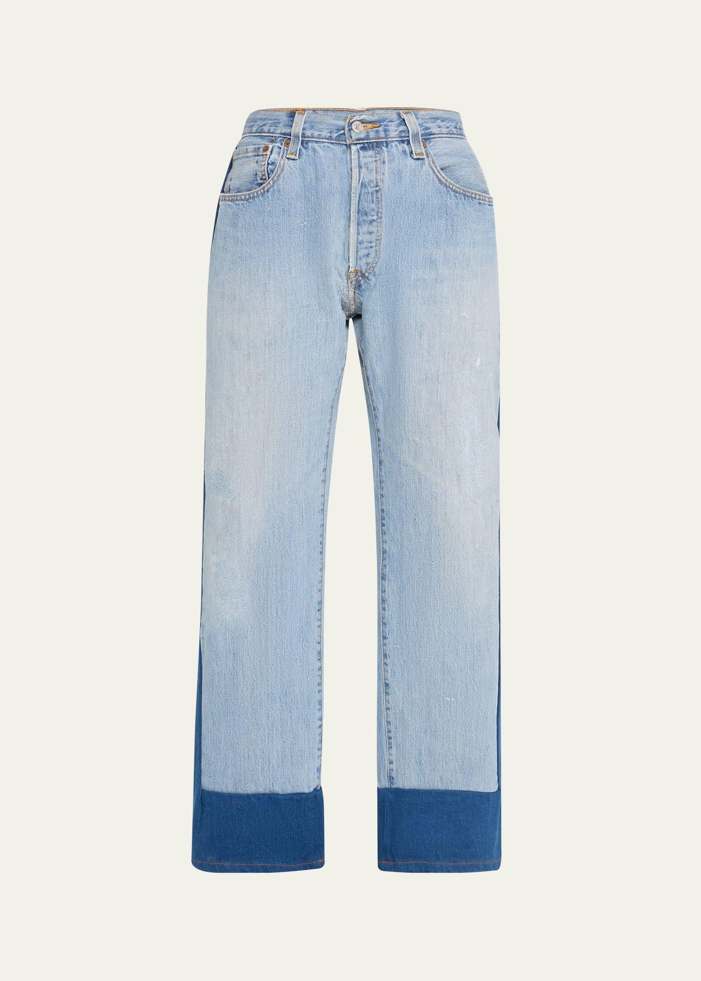 reworked slouchy jeans