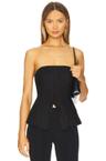 reyes strapless top