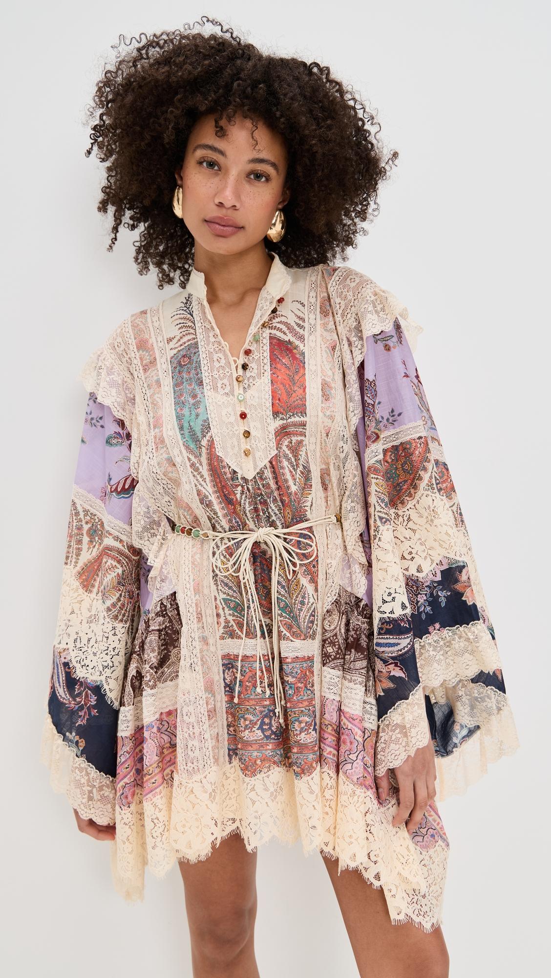 rhiannon billow mini dress