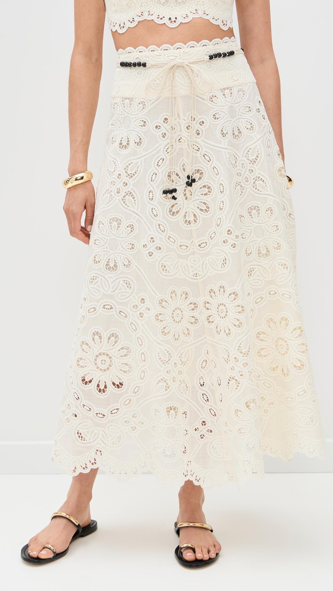 rhiannon embroidered skirt