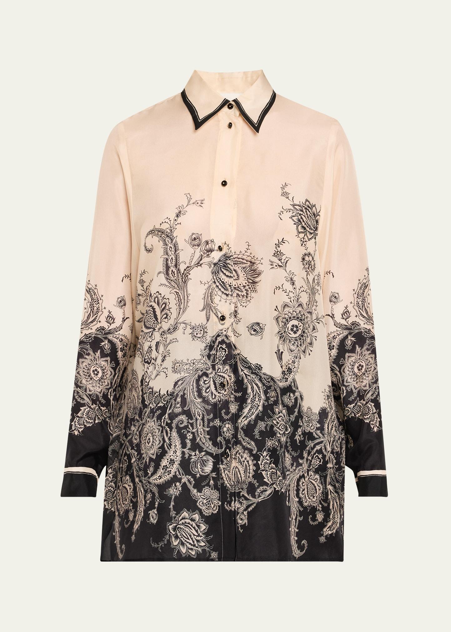 rhiannon relaxed silk shirt