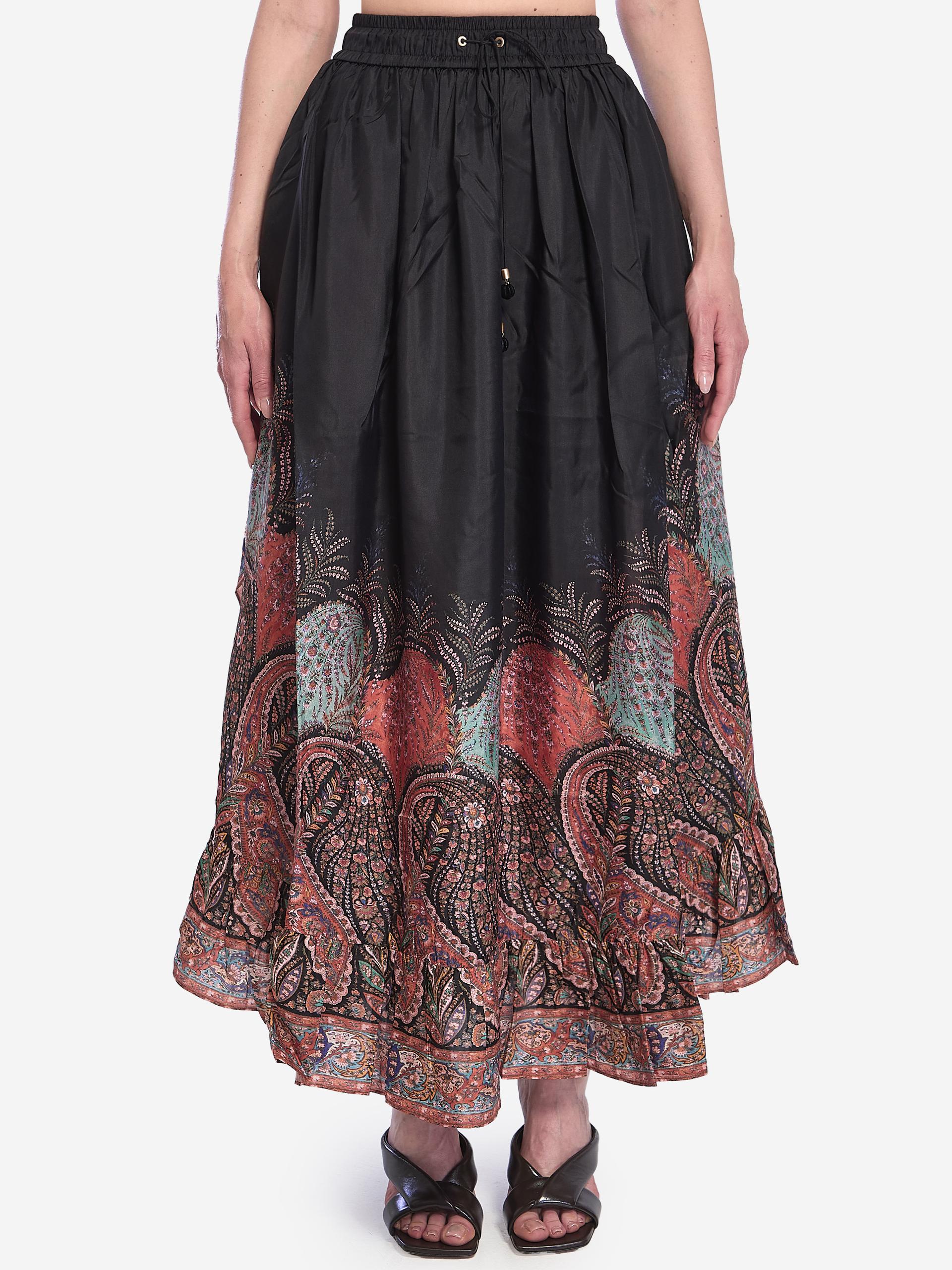 rhiannon ruffle maxi skirt