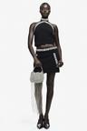 rhinestone-embellished halterneck top